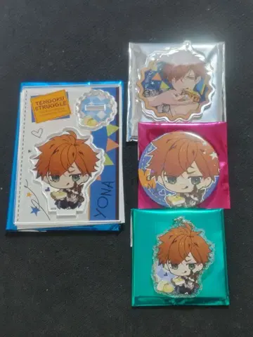 3주년 치비 아크릴 스탠드 캔뱃지 참 등신 키링 호마레나