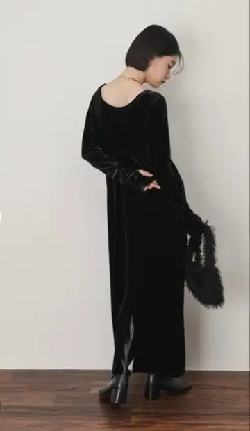 Shelly island 벨로아 롱 원피스