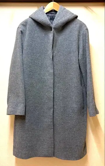 UNIQLO/유니클로 후디드 코트 그레이 M