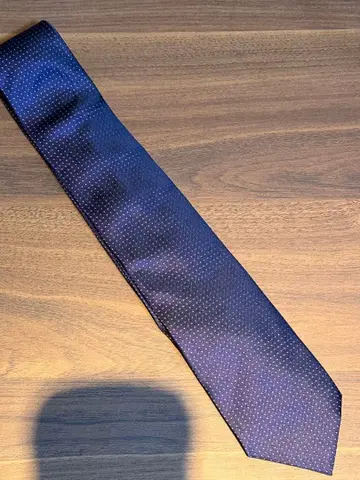SHIPS 네이비 도트 무늬 넥타이, 새상품급