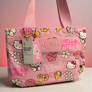 알로하 컬렉션 헬로키티 미니 토트백 핑크