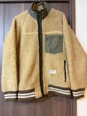 BEDWIN 베드윈 보아 플리스 자켓 베이지 카키