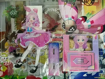 별똥별 테레파스 BIG 아크릴 스탠드 아케우치 유 토끼 메이드 세트