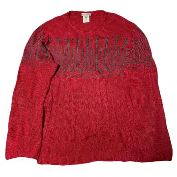 DRIES VAN NOTEN 드리스반노튼 빨간색 니트 스웨터