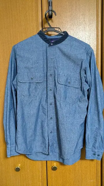 더 노스페이스 퍼플 라벨 스탠드 카라 NT3809N S