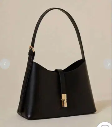 snidel 프론트 메탈 백 블랙