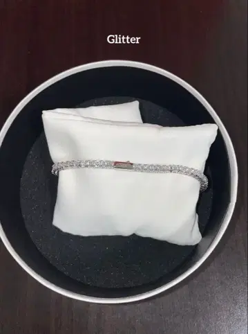 Glitter Moissanit bracelet