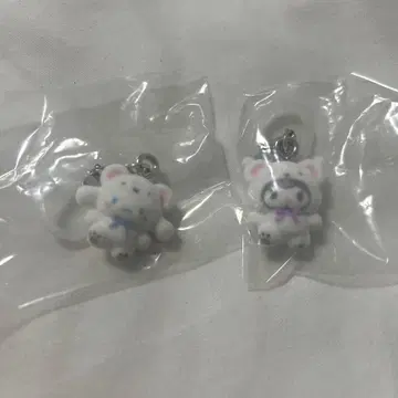 산리오 복슬복슬 스노우 메지루시 액세서리