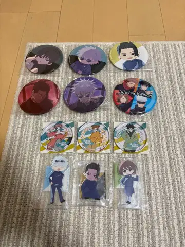 제일복권 주술회전 캔뱃지 아크릴 스탠드