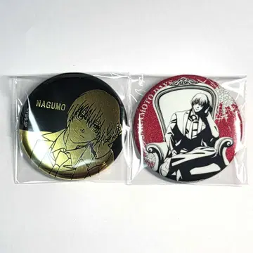 사카모토 데이즈 플라자 나구모 캔뱃지 chair 글리터 금박