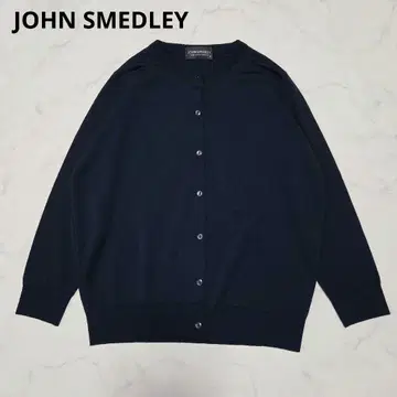 새상품급 존스메들리 울 가디건 네이비 M