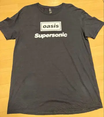 oasis Supersonic 로고 T셔츠 블랙