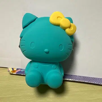 파란 키티 실리콘 가마구치