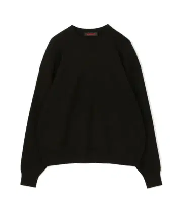 CABaN 코튼 캐시미어 크루넥 풀오버 블랙 S