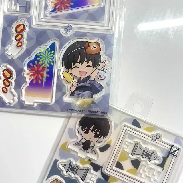 주술회전 아크릴스탠드 하이바라 불꽃축제 여름축제 굿즈