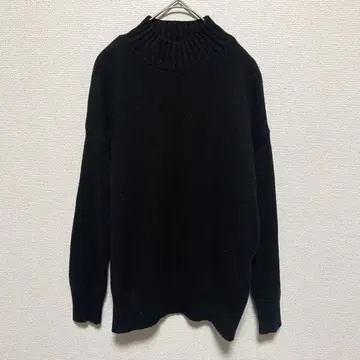 GRL 하이넥 니트 블랙 L 사이즈