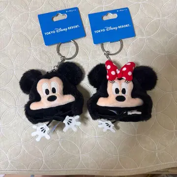 [ 미사용 새상품 ] 키체인 팬캡 미키 미니 키링 2개