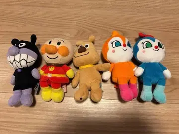 호빵맨 봉제 인형 5체 세트