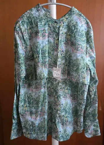 ADIEU TRISTESSE kazumi 리버티 프린트 블라우스