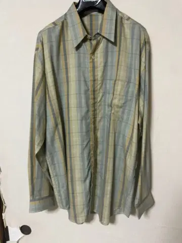 dunhill Sport 빈티지 체크 무늬 셔츠 L 사이즈