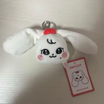 IVE MINIVE 페이스 키링 봉제 인형 원영 체리