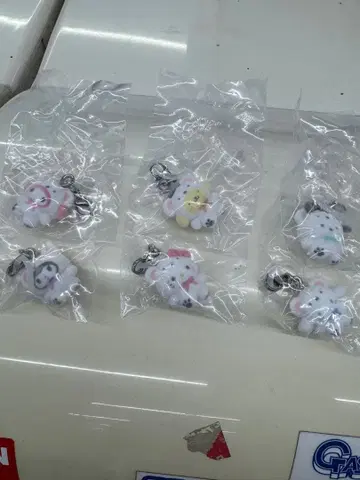 산리오 포근포근 스노우 마커 액세서리 전 6종 컴플리트