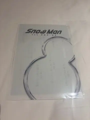 SnowMan 1st POP-UP 방콕 미니 포스터 L 홀더 세트
