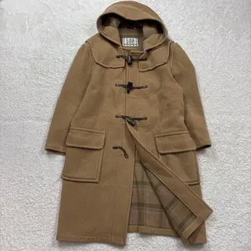 영국제 몽고메리 티베트사 울 더플 코트 카멜 빈티지