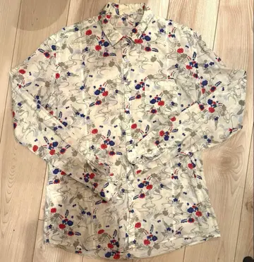 DANIELE ALESSANDRINI 다니엘레알레산드리니 꽃무늬 셔츠