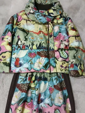 알베로베로 부타상 컬러풀 다운 숏코트