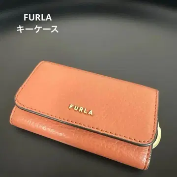 FURLA 훌라 키케이스 가죽 키링 포함 열쇠 지갑