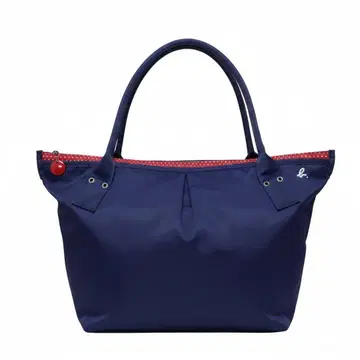 아네스베 나일론 토트백 네이비 지퍼 달린 대용량 A4 수납