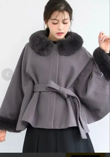 [ 새상품급 ] 2024AW 미슈마슈 판초 코트