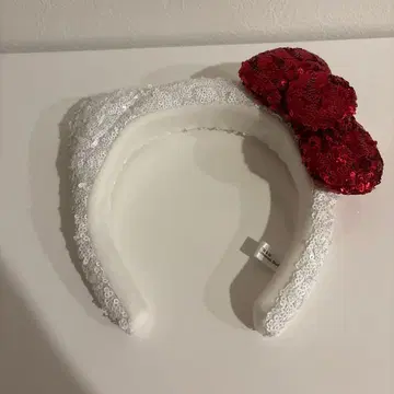 유니버셜 헬로키티 스팽글 머리띠