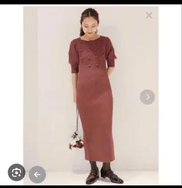 dit.for lulu 폼폼 리브 퍼프 쓰리 드레스