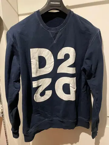 DSQUARED2 네이비 크루넥 맨투맨