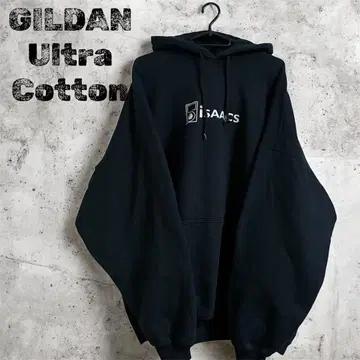 빅 사이즈 GILDAN 속기모 블랙 후드티 두꺼운 원단 isaacs