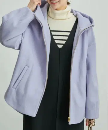 로페피크닉 저지 멜톤 집업 후디