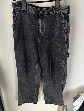 H&M 테트리스 로고 데님 팬츠 32/30