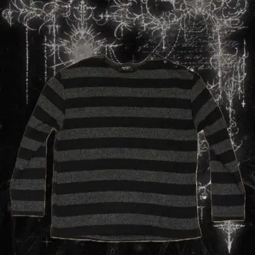 shoulder snap border knit