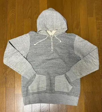 필 멜란지 하프 지퍼 후드티 PARKER 사이즈 4