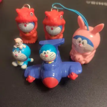 도라에몽 피규어 키링 5체 세트