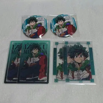 히로아카 점프 페스타 십걸 캔뱃지 클리어 카드 미도리야 이즈쿠