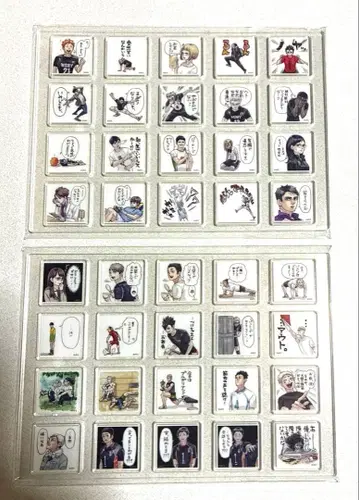 하이큐!! 아크릴 타일 (점프 GIGA 응모자 전원 서비스)