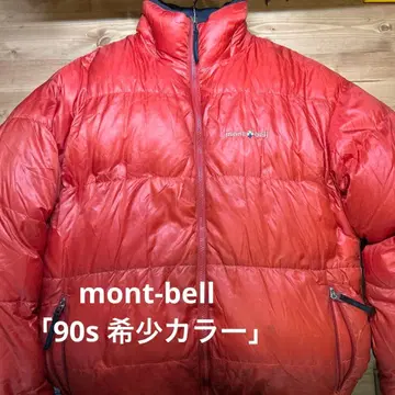 [ 레어 컬러 90s ] mont-bell 다운 자켓 오렌지 M