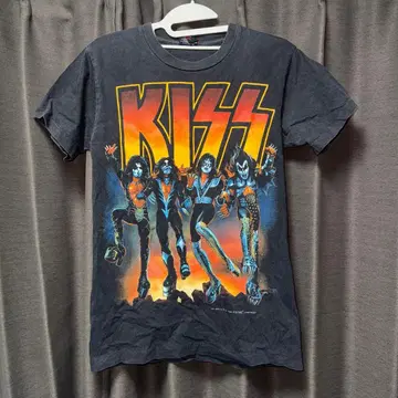 90s KISS 밴드T 싱글 스티치