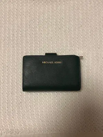 MICHEAL KORS 접이식 지갑 그린 짙은 녹색