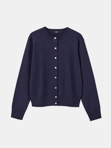 [ PLST ] UV컷 레이온 블렌드 메탈 버튼 가디건 M 사이즈