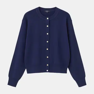 [ PLST ] UV컷 레이온 블렌드 메탈 버튼 가디건 M 사이즈