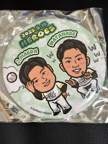 와타나베 리쿠 마에다 준 와카타카 가챠 빅 캔뱃지